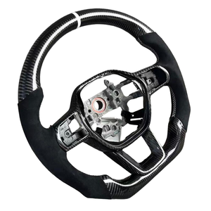 Volante Deportivo de Fibra de Carbono Forjado con Luces LED para <span class=keywords><strong>Honda</strong></span> <span class=keywords><strong>CRV</strong></span> 11ª Gen, Civic Si <span class=keywords><strong>Type</strong></span> <span class=keywords><strong>R</strong></span> FK7 2021 2022 <span class=keywords><strong>2023</strong></span> 2024 2025 2026 - Product Image 5