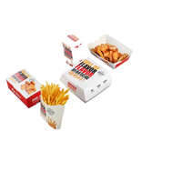 Santé Protection de l'environnement Emballage personnalisé Boîte en carton de qualité alimentaire Fast Food Burger Sushi Fry Poulet Boîte de livraison