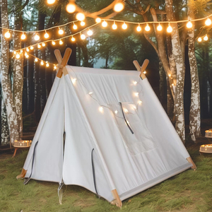 Tienda de lona plegable Wind Valley para 2 personas, poste de aluminio de una sola capa de 5m, <span class=keywords><strong>tipi</strong></span> para dormir para niños en interiores/exteriores, venta al por mayor - Product Image 5