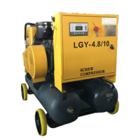 Machine portative électrique de compresseur d'air de vis de marque de la Chine de bonne vente 10 barres avec le marteau de cric
