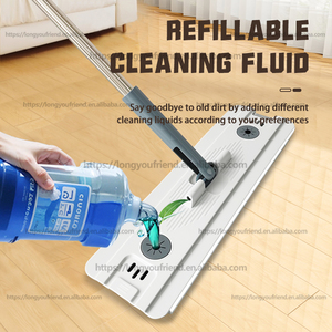 2025 Chất Lượng Cao Lớn 45Cm Bảng Điều Chỉnh Lau Xô Đặt <span class=keywords><strong>360</strong></span> Độ Xoay Lau Với Bánh Xe Nhà Sử Dụng Sàn Công Cụ Làm Sạch - Product Image 4