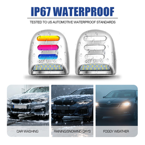 2 יחידות תאורת לוחית רישוי RGB לסיטונאות עבור שברולט סיירה טאהו סברבן עבור ג'י אם סי יוקון עבור קאדילק פיקאפ תאורת אחורית - Product Image 4