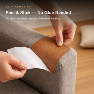KEMERLIN Tessuto in Pelle PU Autoadesivo a Grana Litchi Spessa per Riparazione Divani, Interni <span class=keywords><strong>Auto</strong></span>, Borse Fai-da-te, <span class=keywords><strong>Tappezzeria</strong></span> YHG001 - Product Image 4