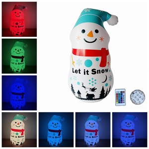 Halloween Christmas Inflatable Decorations Santa Snowman Ghost Pumpkin Yard Props PVC Outdoor Holiday Decor - Product Image 4