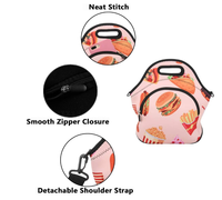 Sac à déjeuner isotherme personnalisable par sublimation, sac isotherme à bandoulière avec sangle réglable pour l'école, le bureau, les pique-niques et les voyages