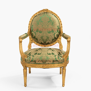 Baroque français Fauteuils design de luxe Chaises style italien sculptées à la main Chaises d'appoint de haute qualité fabriquées à la main - Product Image 2
