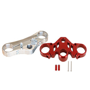 Tùy chỉnh chính xác CNC biến Phụ tùng xe máy thép không gỉ phía trên phía trước Ba Cây kẹp CNC phụ kiện nhôm - Product Image 2