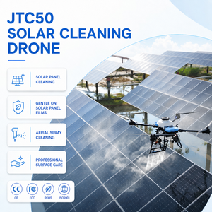 Drone de nettoyage de panneaux solaires, UAV industriel pour le lavage de modules photovoltaïques, machine d'entretien de panneaux photovoltaïques pour les fermes solaires - Product Image 1