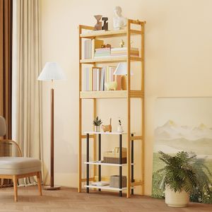 Étagère de rangement pour salle de bain en <span class=keywords><strong>bambou</strong></span> Unho: étagère de rangement autoportante au-<span class=keywords><strong>dessus</strong></span> des toilettes avec 3 étagères réglables - Product Image 1