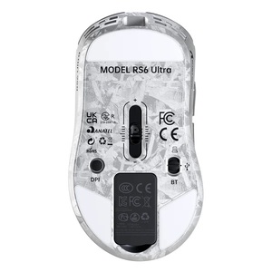 <span class=keywords><strong>Souris</strong></span> de jeu sans fil ATTACK SHARK RS6 ULTRA en fibre de carbone, 3 modes, 63g, capteur PAW3955MAX, système de batterie double magnétique 290mAh - Prévente - Product Image 5