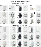 CE VDE E27 portalámparas de baquelita