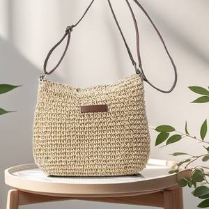 Bolso de Hombro de Playa de Moda, Venta Directa de Fábrica, Nuevo Bolso Bandolera de Ganchillo Hecho a Mano, Bolso Mensajero Informal para Mujer - Product Image 3