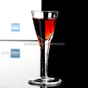 Verre à shot personnalisé gobelet court en verre petit verre à liqueur avec pied pour Baijiu Soju liqueur Saki Sake Mini verres à whisky - Product Image 6