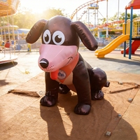 Animaux gonflables personnalisés, jouets gonflables en PVC durables, chien gonflable pour la promotion de la marque et les événements