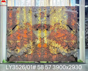 Dalle de quartz rose translucide romantique de Patagonie, grand format, imperméable, avec de gros cristaux pour projet de villa - Product Image 2