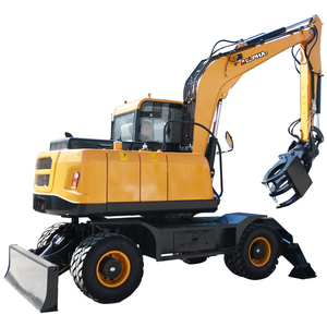 9ton Hydraulische Log Grijpwiel Graafmachine Met Houten Vork Lange <span class=keywords><strong>Arm</strong></span> - Product Image 3