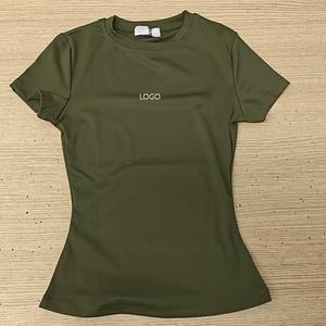 T-shirt Corta da Donna per Yoga, Pilates e Fitness, Aderente, con Ombelico Scoperto, Asciugatura Rapida, Ideale per Corsa - Product Image 3