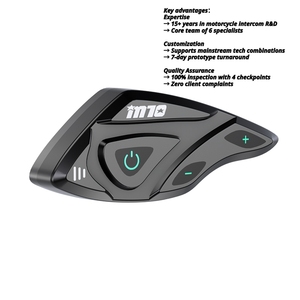 Casco de Motocicleta con Auriculares SM10 para Viajes de Larga Distancia, Batería de 25h, Reducción de Ruido CVC, Resistente al Agua IP67 - Product Image 1