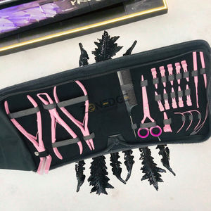 En gros, Outils pour extensions capillaires : Pince à crochet, Aiguille à boucle, Outils à micro-anneaux, Enfileur de boucles, avec manche en bois et résistants à l'eau - Product Image 3