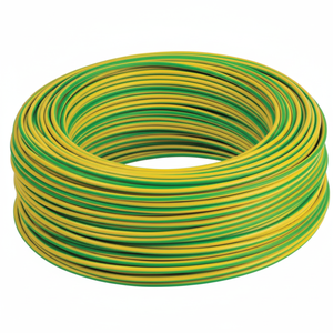 สายไฟเส้นเล็กยาว25เมตร25mmq สีเขียวสีเหลืองสายคล้องคอรุ่น FS17 - Product Image 1