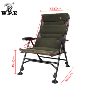 W.P.E New Adjustable Armrest <strong>Outdoor</strong> <strong>Fishing</strong> Feeder Thick Green <strong>Chair</strong> Foldable Portable Carp Cup Holder Bait Table <strong>Chair</strong>