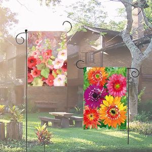 Drapeau de jardin double face en polyester 100D, personnalisable avec votre propre logo ou texte, bannières de bienvenue pour jardin - Vente flash - Product Image 1