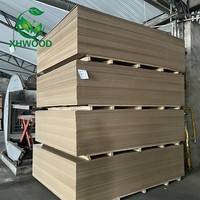Panneau de fibres de densité moyenne mélaminé de grande taille 6*8/6*12 pieds, panneau mélaminé pour meubles, MDF mélaminé