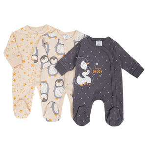 Vente en gros de couvre-pieds en coton pour bébé, pyjamas toutes saisons, vêtements de maison, jolis vêtements à ramper pour les pieds à manches longues - Product Image 1