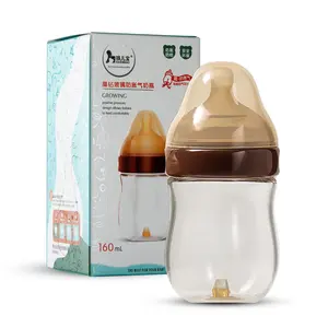 High Borosilicate Glass Kids Milk Bottle Anti Flatulence Nursing Wide Neck Newborn Baby Anti Colic Infant Feeding Bottles