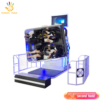Segunda mano VR Gaming Park Equipment 9D VR Cinema Machine Juego de realidad virtual 360 Simulador de vuelo