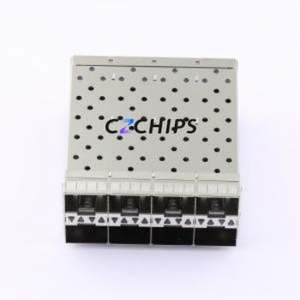 SFP 2007394 2X4Y+ Optical Module Connector Through hole Component (THT) Connector Case (Cage) SFP+ 8 With Post - Product Image 1