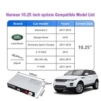 Android Auto sans fil et CarPlay pour Land Rover/Jaguar/Range Rover/Evoque/Discovery 2012-2018 Lecteur multimédia de navigation automobile