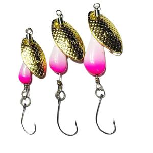 Alpha Customized 2.6g 4.6g 6.6g Cuillère de pêche colorée pour la truite, le <span class=keywords><strong>brochet</strong></span>, le bar, la pêche à la traîne - Product Image 3