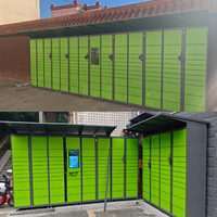Armoire express communautaire sûre et pratique Casier de livraison de courrier Casier Station de ramassage de colis intelligente