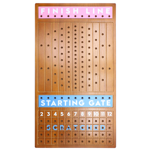<span class=keywords><strong>Juego</strong></span> de Mesa de Carreras de Caballos, Acabado en Madera Maciza Gruesa, <span class=keywords><strong>Juego</strong></span> de Carreras de Caballos con 11 Caballos de Metal - Product Image 3