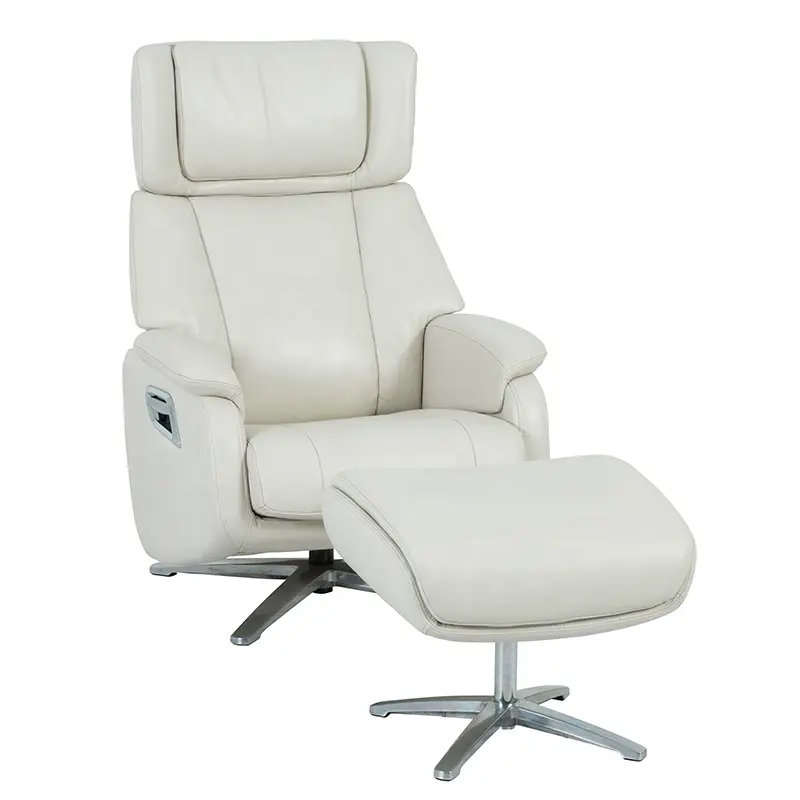 High qualität Henglin marke wohnzimmer möbel Ottoman Metal Modern design Chair 360 grad swivel entspannen stuhl