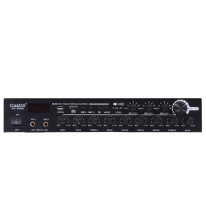 Mini <span class=keywords><strong>Amplificador</strong></span> de <span class=keywords><strong>3</strong></span> <span class=keywords><strong>Zonas</strong></span>, Sistema de PA de 150W con Bluetooth, <span class=keywords><strong>Amplificador</strong></span> de Sonido Público para Música Ambiental en Tiendas - Product Image 1