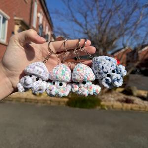 Nuevo Diseño 2026: Llavero <span class=keywords><strong>de</strong></span> Medusa <span class=keywords><strong>de</strong></span> Ganchillo, Amigurumi Hecho a Mano, Mini <span class=keywords><strong>Pulpo</strong></span> <span class=keywords><strong>de</strong></span> Ganchillo Suave, Juguete <span class=keywords><strong>de</strong></span> Animal Marino Tejido <span class=keywords><strong>para</strong></span> Niños - Product Image 5