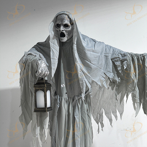 Thực Tế Ma Điện Mô Hình Bộ Xương Sọ Hoạt Hình Trong Nhà Đạo Cụ Mới Đến Thân Thiện Với Môi - Product Image 5