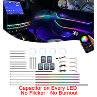 Lumière d'ambiance de luxe pour voiture, condensateur indépendant par LED, technologie anti-étincellement, éclairage intérieur de voiture, matériau ignifuge