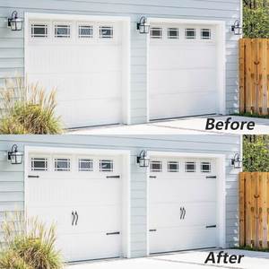 Listo para enviar: Kit de herrajes decorativos magnéticos para puertas de garaje, que realzan el atractivo, con bisagras y tiradores de imitación. - Product Image 2