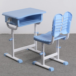 National Industry Kids Desk And Chair Set KD01 Height Adjustable <b>ABS</b> Material School Furniture For Primary Students - Product Image 2