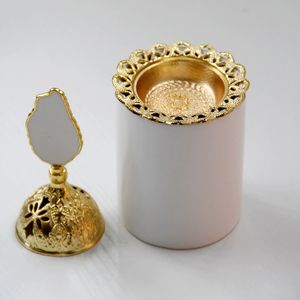 Brûleur d'encens en cône en gros avec dessus en pierre d'agate naturelle, porte-encens unique, décoration zen élégante, bureau à domicile, yoga, méditation - Product Image 4