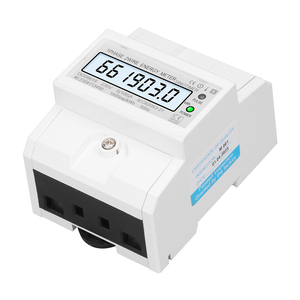 เครื่องวัดพลังงานไฟฟ้า <span class=keywords><strong>SINOTIMER</strong></span> DDS6619-030 ได้รับการรับรอง MID พร้อมจอ LCD แสดงผลแบบ Backlit 4P รองรับแรงดันไฟฟ้า 230VAC 5(100)A ติดตั้งบนราง DIN ขนาดกะทัดรัด แบบเฟสเดียว - Product Image 3