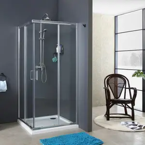 Top Seller Corner Entry Sliding Shower Cabin Modern Shower Enclosure with big adjustment