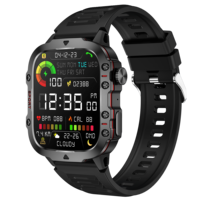 Sport Smartwatch QX11 1.96 pouces AI Assistant vocal longue endurance boîtier solide pression d'oxygène sanguin surveillance du sommeil