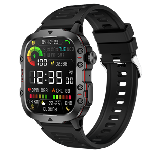 Smartwatch sportivo QX11 1.96 pollici AI assistente vocale lunga durata corpo forte custodia per il monitoraggio del sonno della pressione di ossigeno nel sangue - Product Image 3