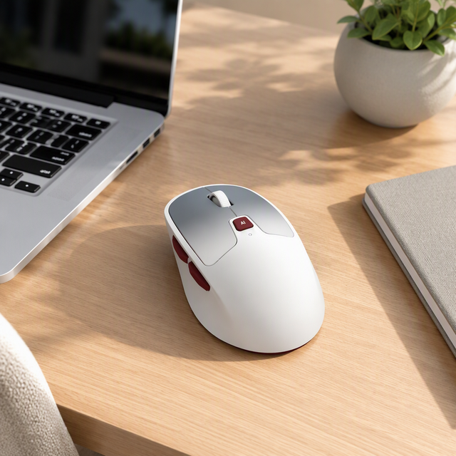 M02 Multi-device Wireless Mouse With Stable 2.4G Connection for Seamless Switching Between Laptop, PC and Tablet