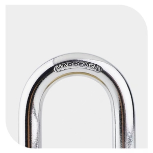 पीतल के कोर और लोहे के पैडलॉक फ्लैट कुंजी एंटी-चोरी और एंटी-जंग थकी और प्रबलित md - Product Image 4