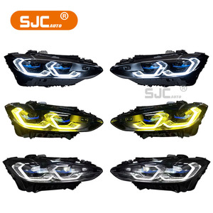 SJC <span class=keywords><strong>Auto</strong></span> Accessoires De Voiture Double Drls Phares pour BMW G8X G80 M3 G82 M4 G22 4 Série Laser Phare Plug and Play Golden Drl - Product Image 5
